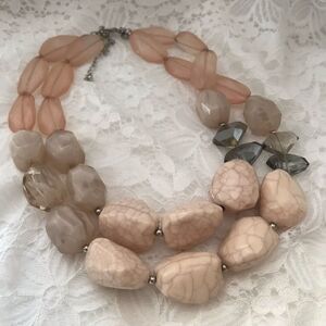 Vintage!! Pink tones necklace